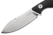 MKM POCKET TANGO 1 – MAGNACUT MUK SW Fixed bld, BLK G10 hdl, +POCKET LEATHER SHEATH - KNIFESTOCK