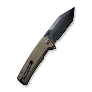 CIVIVI Bhaltair Green Burlap Micarta Handle Black 14C28N Blade C23024-3 - KNIFESTOCK