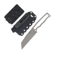 Halfbreed Blades Compact Field Knife - Fixed Blade - Wharncliffe CFK-04 STN - N6 - KNIFESTOCK