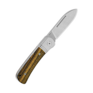 QSP Knife Hedgehog Spear Point Pocket knife Blade:14C28N, satin, wood, slipjoint QS142SP-B - KNIFESTOCK