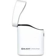 Latarka Olight Baton 4 Premium Edition z bezprzewodowym etui ładującym (biała, 1300 lumenów) - KNIFESTOCK