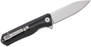 Petrified Fish PF818 Forward Satin D2 Black G10 PF818DS - KNIFESTOCK