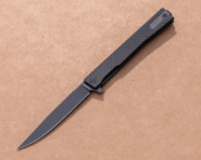 Ocaso Solstice Carbon Fiber + Black / Straight  10CFB - KNIFESTOCK