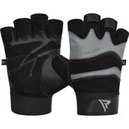 RDX GYM GLOVE LEATHER S15 GRAY M - KNIFESTOCK