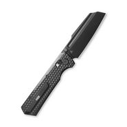 GEO Knife Noxiz Black DLC M390 Blade Black Ti - KNIFESTOCK
