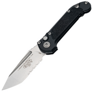 Microtech L.U.D.T.® T/E Gen III Stonewash Osaliselt Saagjas 1136-11 - KNIFESTOCK