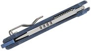 MKM VINCENT – MAGNACUT SW bld, DENIM CANVAS MICARTA hdl, S/S WIRE CLIP MK VCM-DC  - KNIFESTOCK