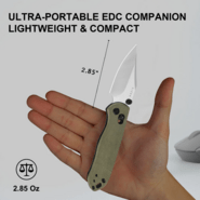 Kizer Drop Bear 2 | Nitro-V | Green &amp; Micarta | - KNIFESTOCK