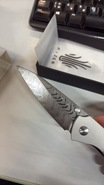 Kizer Spitfire Damascus Alumínium &amp; Mkuruti Fa V3690A3 - KNIFESTOCK