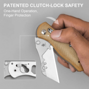 Kizer Drop Bear Utility Azo SK5 &amp; 5Cr15 Micarta V3619JA7 - KNIFESTOCK