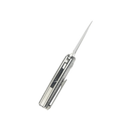 KB Fang Beadblast M390 Grey Ti with Diamond KB451A - KNIFESTOCK