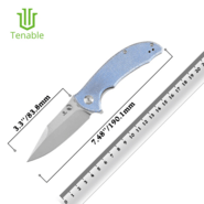 Tenable Rei Stonewashed 14C28N Liner Lock T1061A1 - KNIFESTOCK