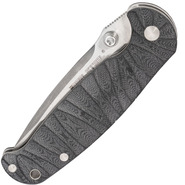 Real Steel H6 canelat negru, satin 7785 - KNIFESTOCK