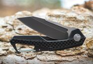 Kershaw K-1220 Reverb Two-Tone Sheepsfoot Blade G10 Handle with Carbon Fiber Overlay - KNIFESTOCK
