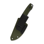 QSP Knife Tiny TOT 10Cr15MoV, black stonewash,  OD green G10 QS169-B2 - KNIFESTOCK