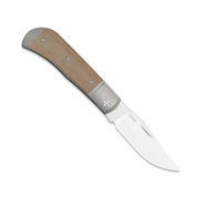 Kizer Trestle 14C28N, Szatén, Titán &amp; Micarta V3761A1 - KNIFESTOCK