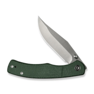Civivi Clingman Green Canvas Micarta HandleSatin Finished Nitro-V BladeLiner Lock - KNIFESTOCK