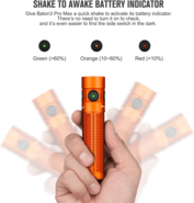 Olight Customized 4000mAh 3.6V 21700 Rechargeable lithium-ion Battery (Included - KNIFESTOCK