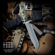Halfbreed Blades Large Infantry Knife - Fixed Blade LIK-01P Gen-2 ODG - K340 - KNIFESTOCK