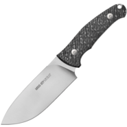 Viper RANGER Drop Point Satin N690Co, Carbon Fiber, Leather sheath VT4056FC - KNIFESTOCK