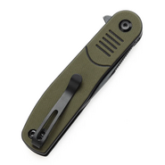 TENABLE KNIVES Einar Blackwash Nitro-V 0.137&#039;&#039;/3.5mm Olive Green &amp; Black G10 T2072A1 - KNIFESTOCK