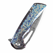 KANSEPT Mini Kryo Damascus Blade Frame Lock K2001S2 - KNIFESTOCK