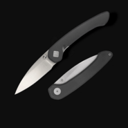 Ocaso Seaton Large Stainless Black + Satin  42SLB - KNIFESTOCK