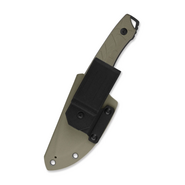 QSP Knife Tiny TOT 10Cr15MoV, black stonewash,  sand G10 QS169-C2 - KNIFESTOCK