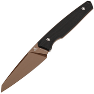Tenable Knives Parr Rose Gold Coated 14C28N Black G10 G011B2 - KNIFESTOCK