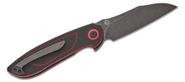 Tenable Prometheus Blackwash 14C28N, Black and Red G10 T1040A1 - KNIFESTOCK