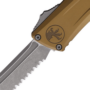 Microtech COMBAT TROODON GEN III T/E APOCALYPTIC FULL SERRATE TAN 1144-12APTA - KNIFESTOCK