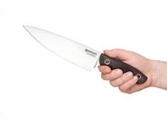 Böker Manufaktur SAGA SANTOKU šéfkuchařský nůž 19.8 cm 131267 černá - KNIFESTOCK