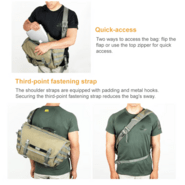 Magforce Sketch Messenger Bag L KF #6023KF - KNIFESTOCK