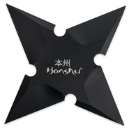 United Cutlery HONSHU LG 7 1/8&quot; SLEEK BLACK THROWING STAR 1065 UC3178 - KNIFESTOCK