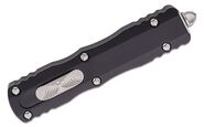 Microtech Dirac D/E Stonewash Standard Full Serration 225-12 - KNIFESTOCK