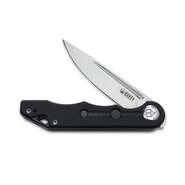 KUBEY Mizo Liner Lock Front Flipper Zavírací Nůž Černá Rukojeť G10 KU2101A - KNIFESTOCK