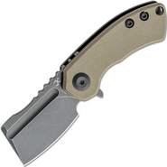 Kansept Mini Korvid Gray TiCn Coated 154CM Light Sand G10 Handle T3030A2 - KNIFESTOCK