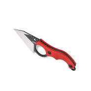 Kubey Hippocam Edc Fixed Blade Knife Red G10 Handle KU166D - KNIFESTOCK