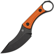 Kansept Niko Blackwash D2,Orange G10 with Frag Pattern G004A10 - KNIFESTOCK