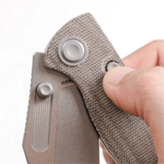 Vosteed Naga S35VN Stonewash Green Norplex UltreX™ Micarta A3902 - KNIFESTOCK
