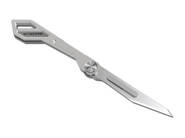 NITECORE TINY TITANIUM KEYCHAIN Folding Knife, Grey - KNIFESTOCK