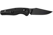 QPS Reptile 14C28N, nero, Manico: G10 Nero QS165-C2 - KNIFESTOCK