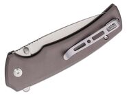 SENCUT Serene Gray Aluminum Handle Satin Finished D2 Blade S21022B-3 - KNIFESTOCK