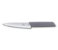 VICTORINOX Swiss Modern Cutlery Block Black, filled with 6 knives 6.7186.66 - KNIFESTOCK