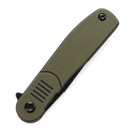 TENABLE KNIVES Einar Blackwash Nitro-V 0.137&#039;&#039;/3.5mm Olive Green &amp; Black G10 T2072A1 - KNIFESTOCK