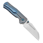 Kansept Dreadnaught Stonewashed CPM S35VN, Blå Anodiserad Ti - KNIFESTOCK