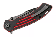 Kansept Pretatout Black TiCn Coated 154CM Black and Red G10 T1032A1 - KNIFESTOCK