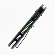 Kansept Korvid V Blackwash D2 Jade G10 with Purple Undead Print TE2030V5 - KNIFESTOCK