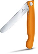 VICTORINOX 6.7836.F9B SWISS CLASSIC zatvárací nôž na paradajky 11cm oranžová - KNIFESTOCK
