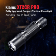 KLARUS Tactical Flashlight XT2CR PRO Black - KNIFESTOCK